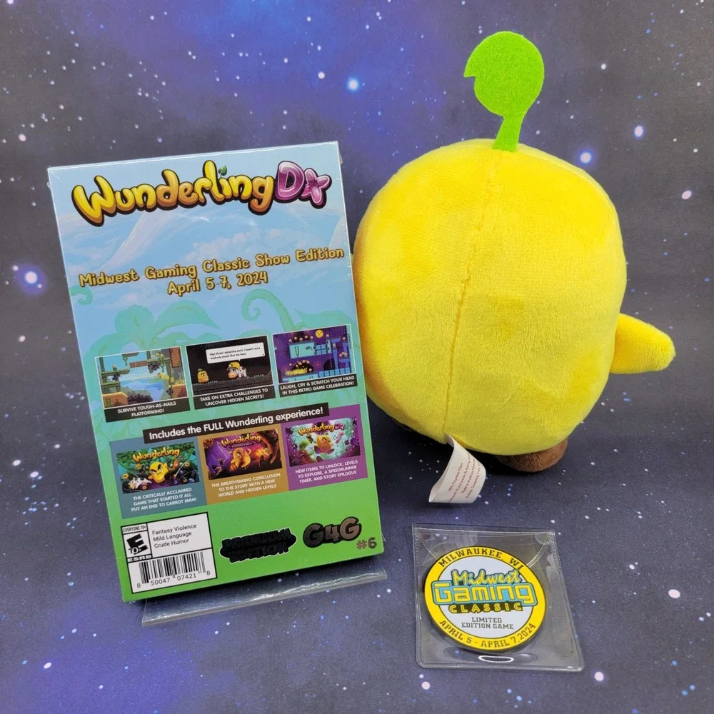 Wunderling DX Nintendo Switch Midwest Gaming Classic Limited Edition Plush Coin